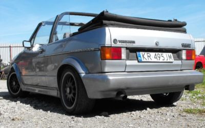 VW Golf mk1 cabrio -swap z 1.6 (EW) na 2.0 16V (9A)